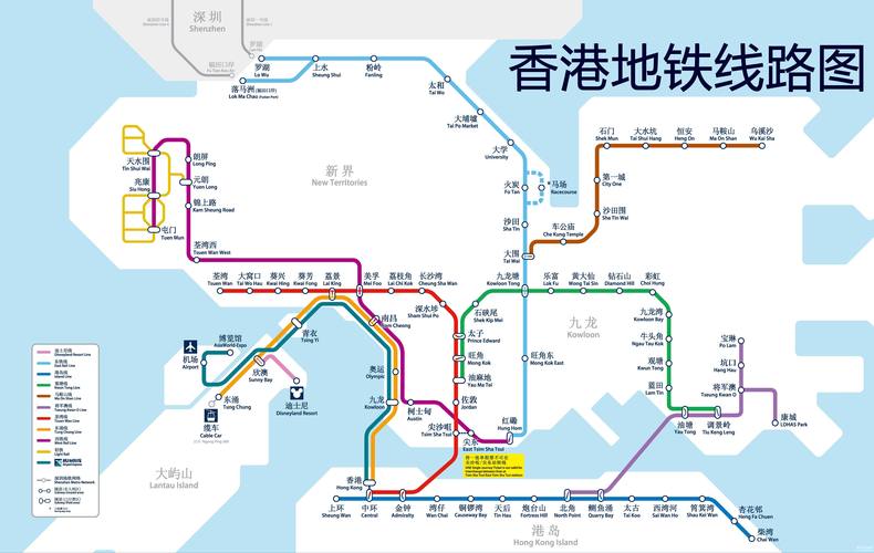 香港地铁线路图？香港必去的三个地方？-第3张图片-考拉百科