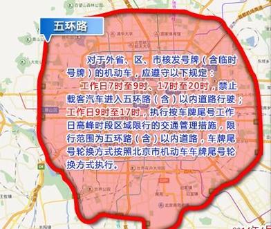 外地车牌在北京限行规定，外地车牌在北京限行规定时间段-第3张图片-考拉百科